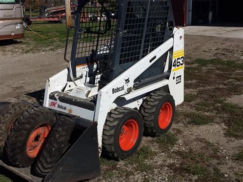 2002 bobcat 463f skid steer loader|bobcat 463 with bucket weght.